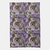 Linge De Cuisine Nounours Koala Ours Jacaranda Violet (Vertical)