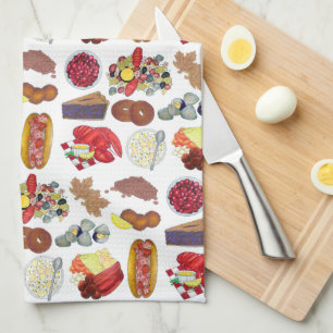 Linge De Cuisine Nourriture Côtière Nouvelle-Angleterre Amérique du