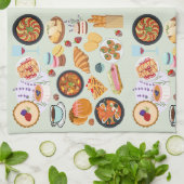 Linge De Cuisine Nourriture française (Plié)