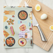 Linge De Cuisine Nourriture française (Quart Plié)