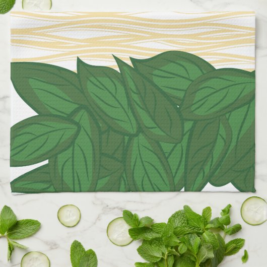 Linge De Cuisine Nourriture italienne (Plié)