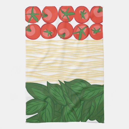 Linge De Cuisine Nourriture italienne (Vertical)