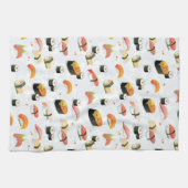 Linge De Cuisine Nourriture japonaise : Motif de sushi (Horizontal)