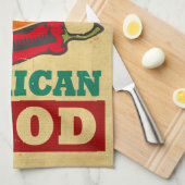 Linge De Cuisine Nourriture mexicaine (Quart Plié)