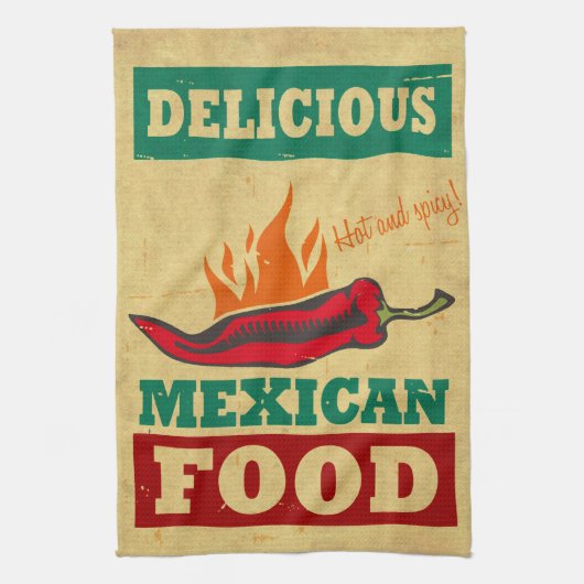 Linge De Cuisine Nourriture mexicaine (Vertical)