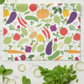 Linge De Cuisine Nourriture sur un arrière - plan blanc (Plié)