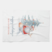 Linge De Cuisine Nous Avons Déménagé, Père Noël, Pin Arbre (Horizontal)