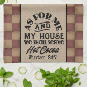 Linge De Cuisine Nous Serons Du cacao Chaud - Style Primitif (Plié)