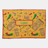 Linge De Cuisine Nouveau-Mexique Chile rouge et verte Tamales Zia N (Horizontal)