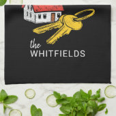 Linge De Cuisine Nouveau propriétaire de maison Fête de réchauffeme (Plié)