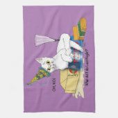 Linge De Cuisine Nouvel An Eve Chat Drôle (Vertical)