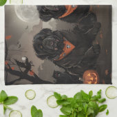 Linge De Cuisine Nouvelle-Ecosse Halloween Épouvantable (Plié)