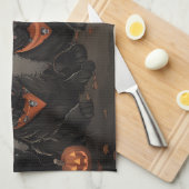 Linge De Cuisine Nouvelle-Ecosse Halloween Épouvantable (Quart Plié)