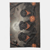Linge De Cuisine Nouvelle-Ecosse Halloween Épouvantable (Vertical)