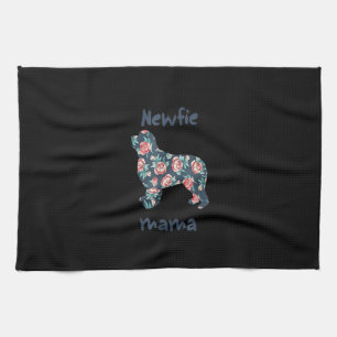Linge De Cuisine Nouvelle maman maman chien de terre-neuve présen
