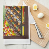 Linge De Cuisine Nouvelle-Zélande confiserie (Quart Plié)