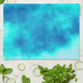 Linge De Cuisine Nuage Effet Blue Tea Towel (Plié)