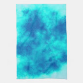 Linge De Cuisine Nuage Effet Blue Tea Towel (Vertical)