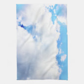 Linge De Cuisine Nuages blancs et ciel bleu (Vertical)