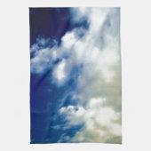 Linge De Cuisine Nuages blancs et ciel bleu (Vertical)