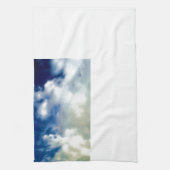Linge De Cuisine Nuages blancs et ciel bleu (Vertical)