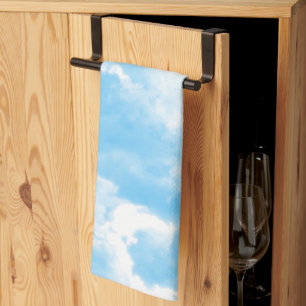 Linge De Cuisine Nuages Ciel Bleu
