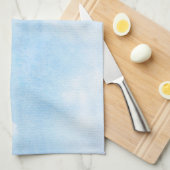 Linge De Cuisine Nuages d'aquarelle et arrière - plan de ciel (Quart Plié)