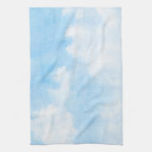 Linge De Cuisine Nuages d'aquarelle et arrière - plan de ciel (Vertical)