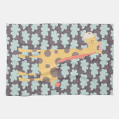 Linge De Cuisine Nuages et girafes (Horizontal)