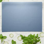 Linge De Cuisine Nuances Bleu Foncé Clair à Foncé Élégant (Plié)