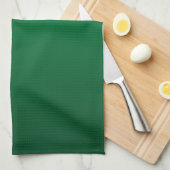 Linge De Cuisine Nuances de vert forêt (Quart Plié)