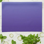 Linge De Cuisine Nuances de violet de pervenche à bleu (Plié)