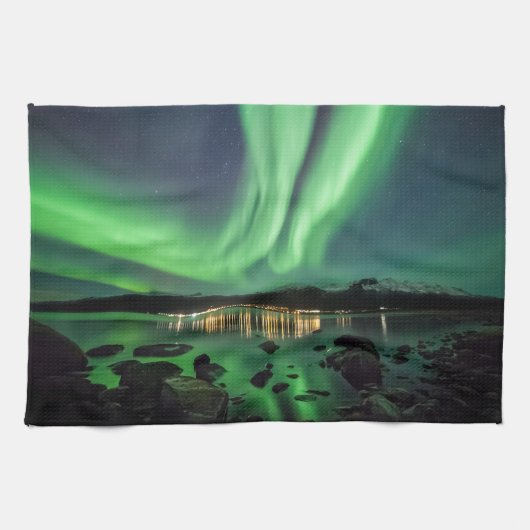 Linge De Cuisine Nuit Aurora (Horizontal)