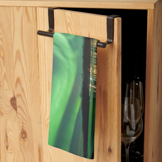 Linge De Cuisine Nuit Aurora (Pliage en tiers)