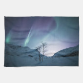 Linge De Cuisine Nuit Aurora Borealis (Horizontal)