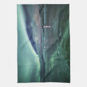 Linge De Cuisine Nuit aurora nord-norvégienne (Vertical)