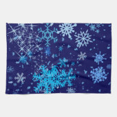 Linge De Cuisine Nuit de Noël neige (Horizontal)