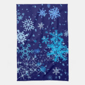 Linge De Cuisine Nuit de Noël neige (Vertical)