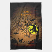 Linge De Cuisine Nuit d'Halloween, Joyeux Halloween ! (Vertical)