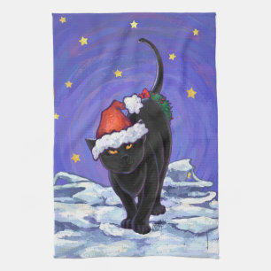 Linge De Cuisine Nuit étoilée Noir Noël