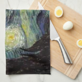 Linge De Cuisine Nuit étoilée - van Gogh (Quart Plié)