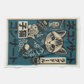 Linge De Cuisine Nuits des nouilles Neko (Horizontal)