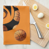 Linge De Cuisine Numéro de basket-ball Huit, (Quart Plié)