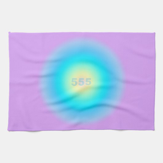 Linge De Cuisine Numéros d'ange 555 - Nouveaux débuts (Horizontal)