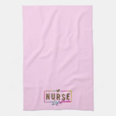 Linge De Cuisine "Nurse Life" en Elegant Rainbow Colors (Vertical)