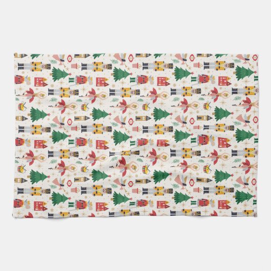 Linge De Cuisine Nutcracker Ballet Motif de vacances (Horizontal)
