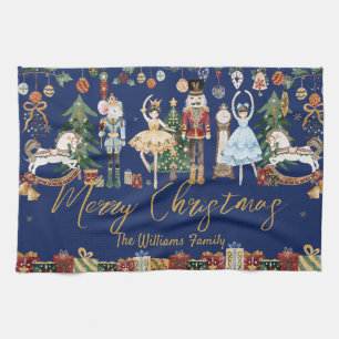 Linge De Cuisine Nutcracker Ballet Vintage Joyeux Noël