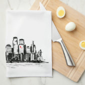Linge De Cuisine NY Cityscape (Quart Plié)