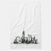 Linge De Cuisine NY Cityscape (Vertical)