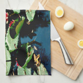 Linge De Cuisine Nymphéas (Quart Plié)